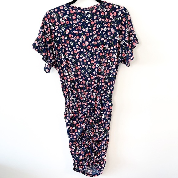 Michael Kors Floral Matte Jersey Ruffled Dress Size XS - Picture 8 of 12